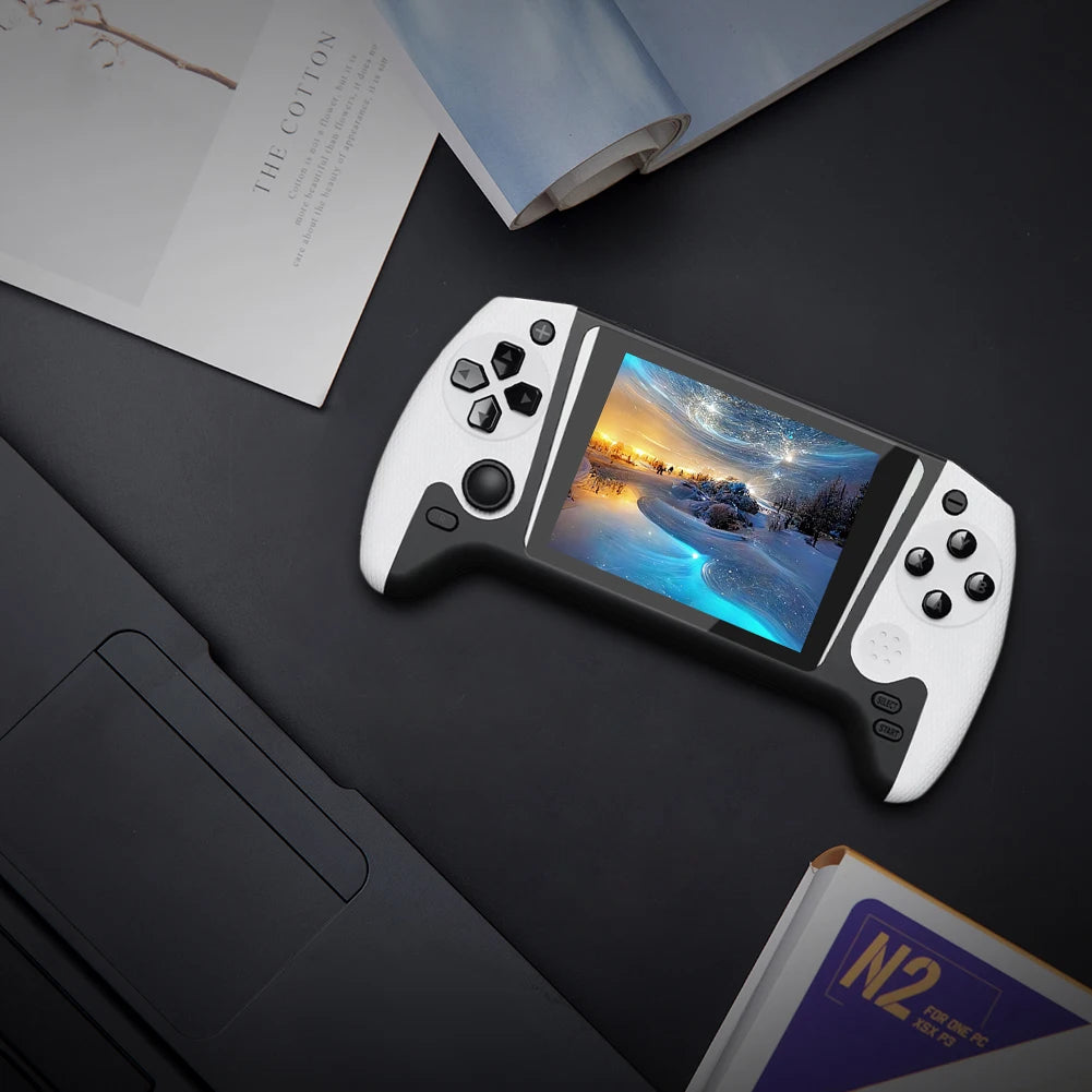 Gaming Console 3.5inch LCD Screen Built-in 500 Games Nostalgic Game Console Video Game Console for Kids Adults for Single Player