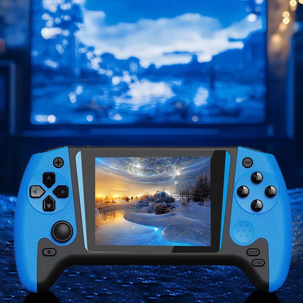 Gaming Console 3.5inch LCD Screen Built-in 500 Games Nostalgic Game Console Video Game Console for Kids Adults for Single Player