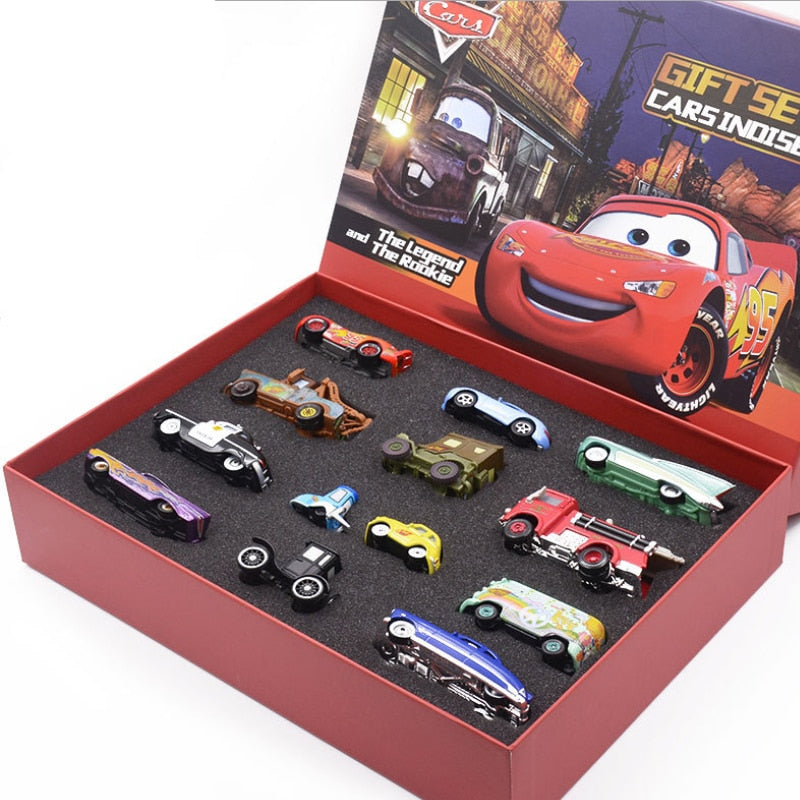 Pixar Cars 3 Metal Diecast Car Model Toy Gift Set Lightning McQueen Jackson Mack Uncle Truck Boy Birthday Toys Gift-0