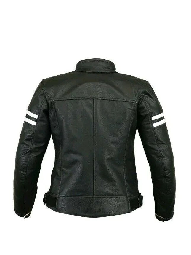WOMEN MOTORCYCLE LEATHER RACING JACKET-1